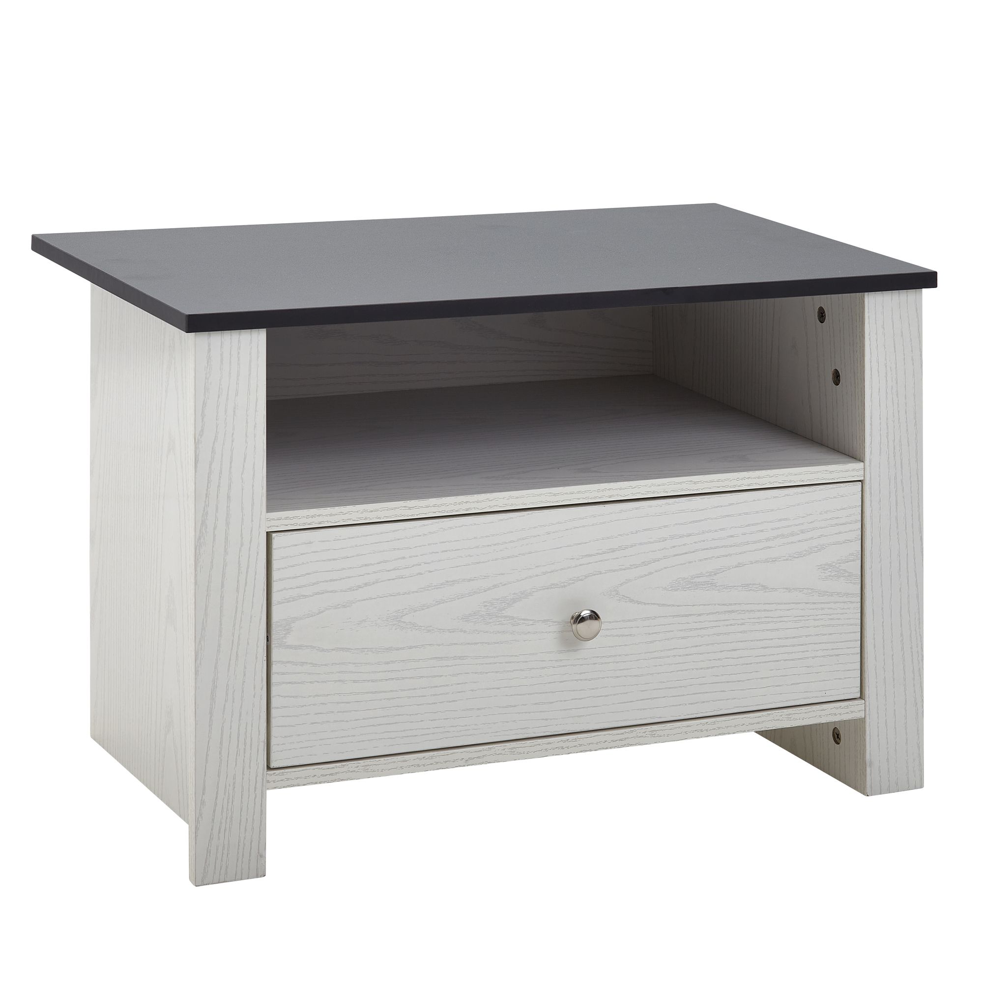 Étagère décor bouleau blanc 68,5x46x40 cm meuble à chaussures design étroit