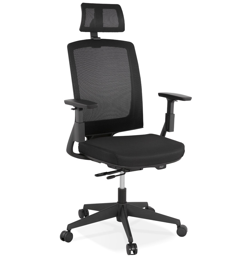 Alterego chaise de bureau EXTRA couleur noire