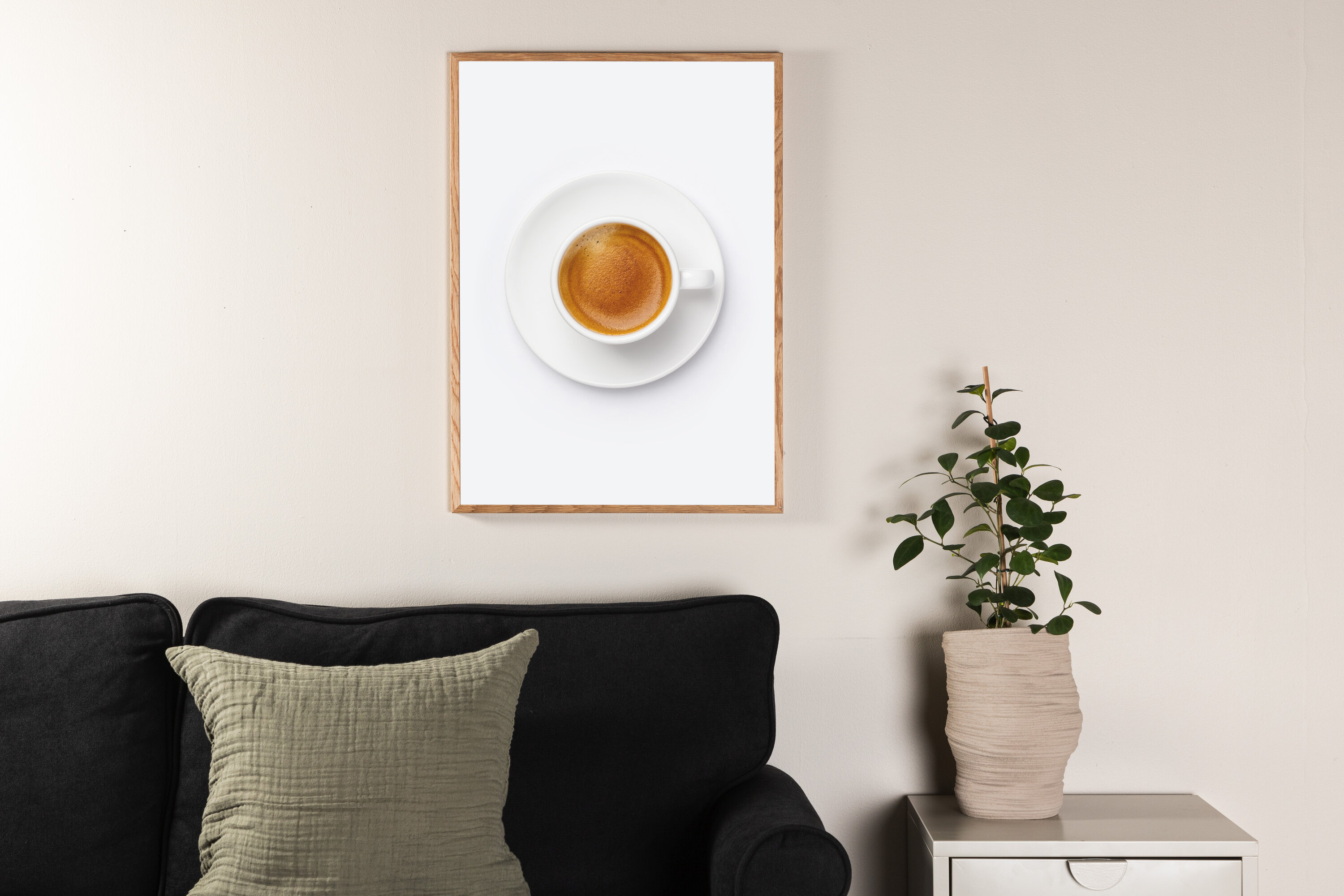 Affiche café écrémé